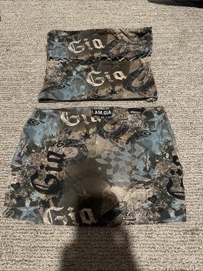 I.AM.GIA blue/multi Skirt Set